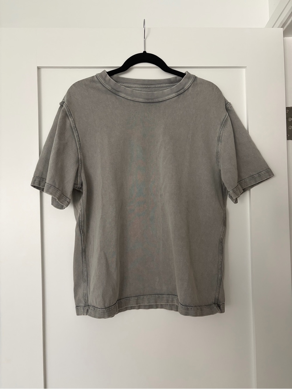 Hudson Jeans Men's Short Sleeve Crewneck T-Shirt - Faded Gray